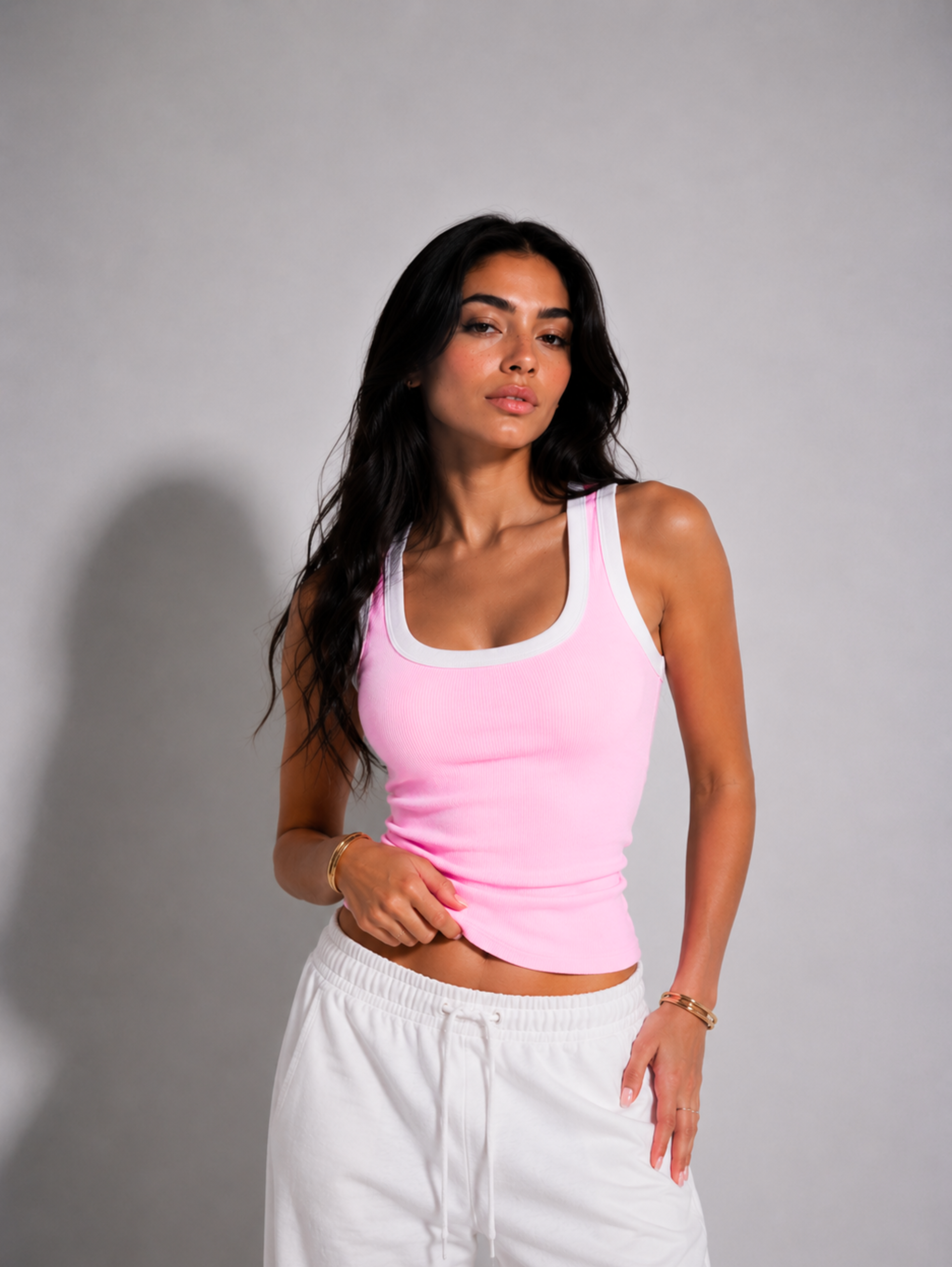 LAYER PINK TANK TOP