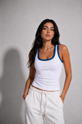 LAYER WHITE TANK TOP